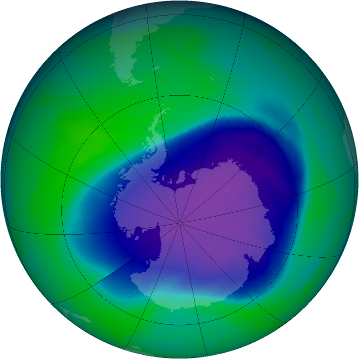 Ozone Map 2006-11-07